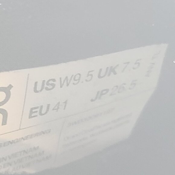 On Run Women's Black Frost Cloudeclipse Mesh Athletic Running Shoes Size US 9.5 - Picture 6 of 7